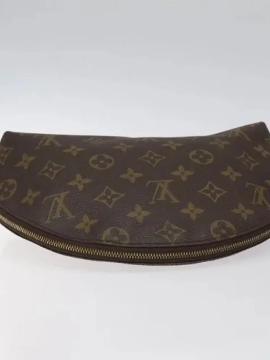 LOUIS VUITTON Monogram Trousse Demi Ronde Cosmetic Pouch M47520 LV Auth BD1455 - Picture 5 of 15